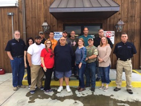 Graduates of our first concealed carry class.